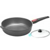 Panvica 28 cm WOLL WOLL Titanium Nowo, hlboká titanová s indukčným nepriľnavým povrchom a odnímateľnou rukoväťou a vekom  + poklice zdarma