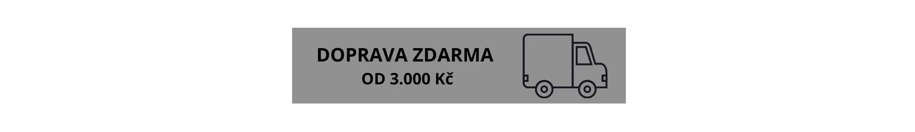 Doprava zdarma od 3.000 Kč