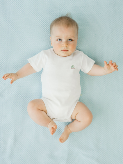 Babies' Unicolour Short-Sleeved Body_S76902