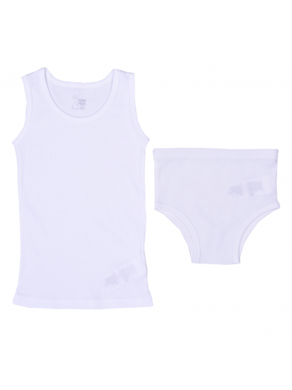 Souprava 2dílná-spodní prádlo vroubkované_S93056 (Barva & Vzor CHLAPECKÝ, Velikost 5 - 6 LET)