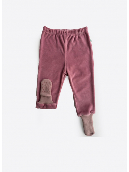 SUEDE TROUSERS WITH SOCKS_S76595