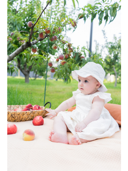 ORGANIC DRESS WITH HAT - MADEIRA_S02344