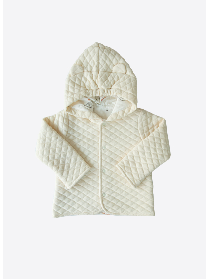 PROŠÍVANÁ BUNDA S KAPUCÍ_S15214