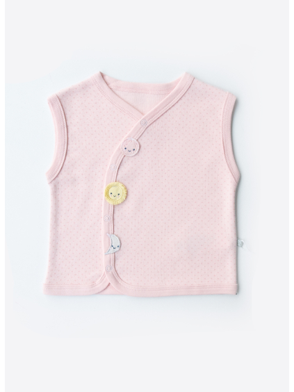Vestička  s puntíky a nášivkami DREAMS_S33946