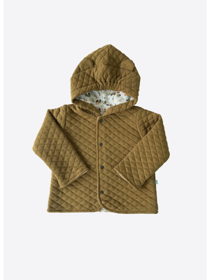 PROŠÍVANÁ BUNDA S KAPUCÍ_S15214