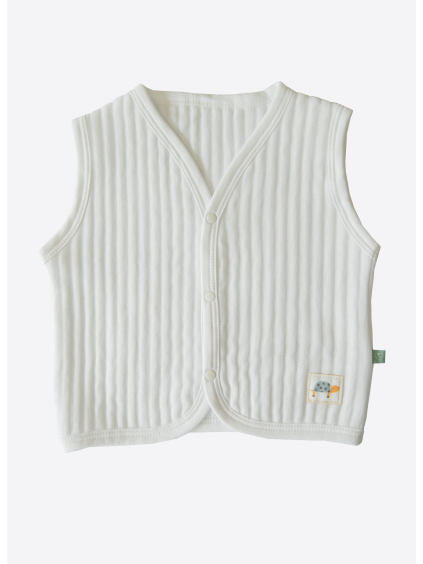 Prošívaná kojenecká vesta mint_S13395