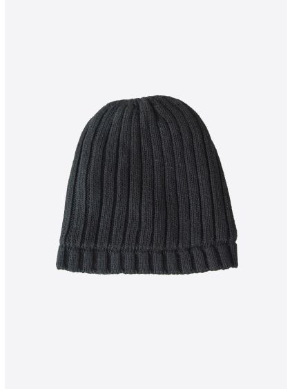 Pletená čepice černá_S07219