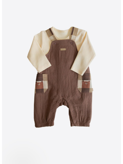 organik orso salopet 2li takim kahvere 90ec