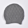 Cap knitted with a plastic pattern _S60663