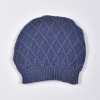 Cap knitted with a plastic pattern _S60663