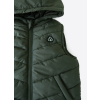 Quilted vest with hood_S69412