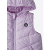 Quilted vest with hood_S69412