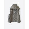 Quilted vest with hood_S69412