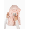 Quilted vest with hood_S69412
