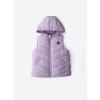Quilted vest with hood_S69412