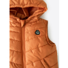 Quilted vest with hood_S69412