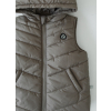Quilted vest with hood_S69412