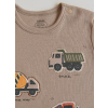 Kojenecké tričko s traktorem_S60570