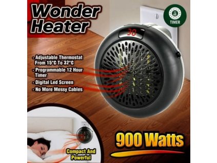 1390 topeni wonder heater s programovatelnym termostatem do zasuvky