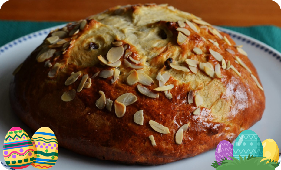 Tradiční velikonoční mazanec
