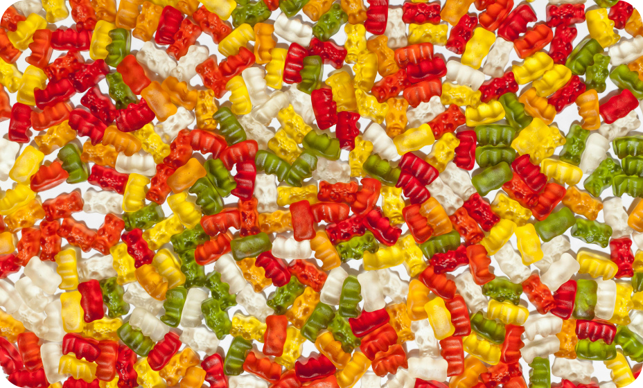 Domácí gumoví medvídci jsou nej....