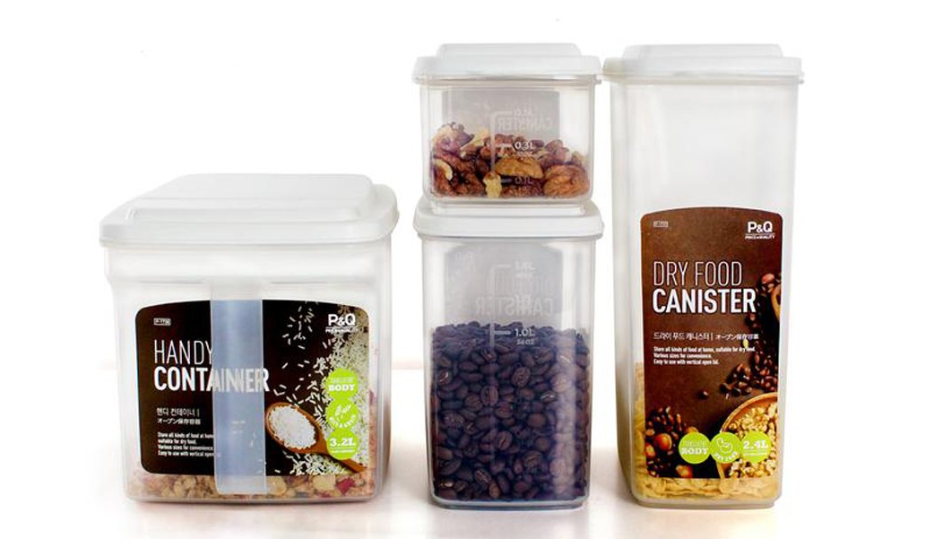 Násypné dózy - konec pytlíků, začátek pořádku v kuchyni