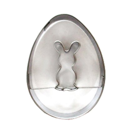 Vykrajovátko na velikonoční cukroví TORO 6cm vajíčko-zajíček