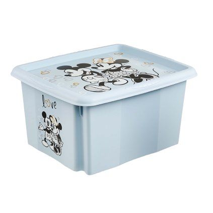 Plastový úložný box s víkem KEEEPER 24l Mickey