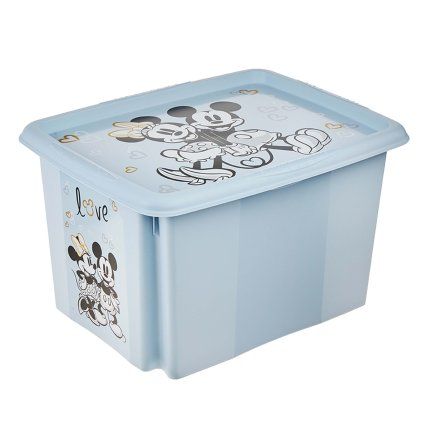 Plastový úložný box s víkem KEEEPER 30l Mickey