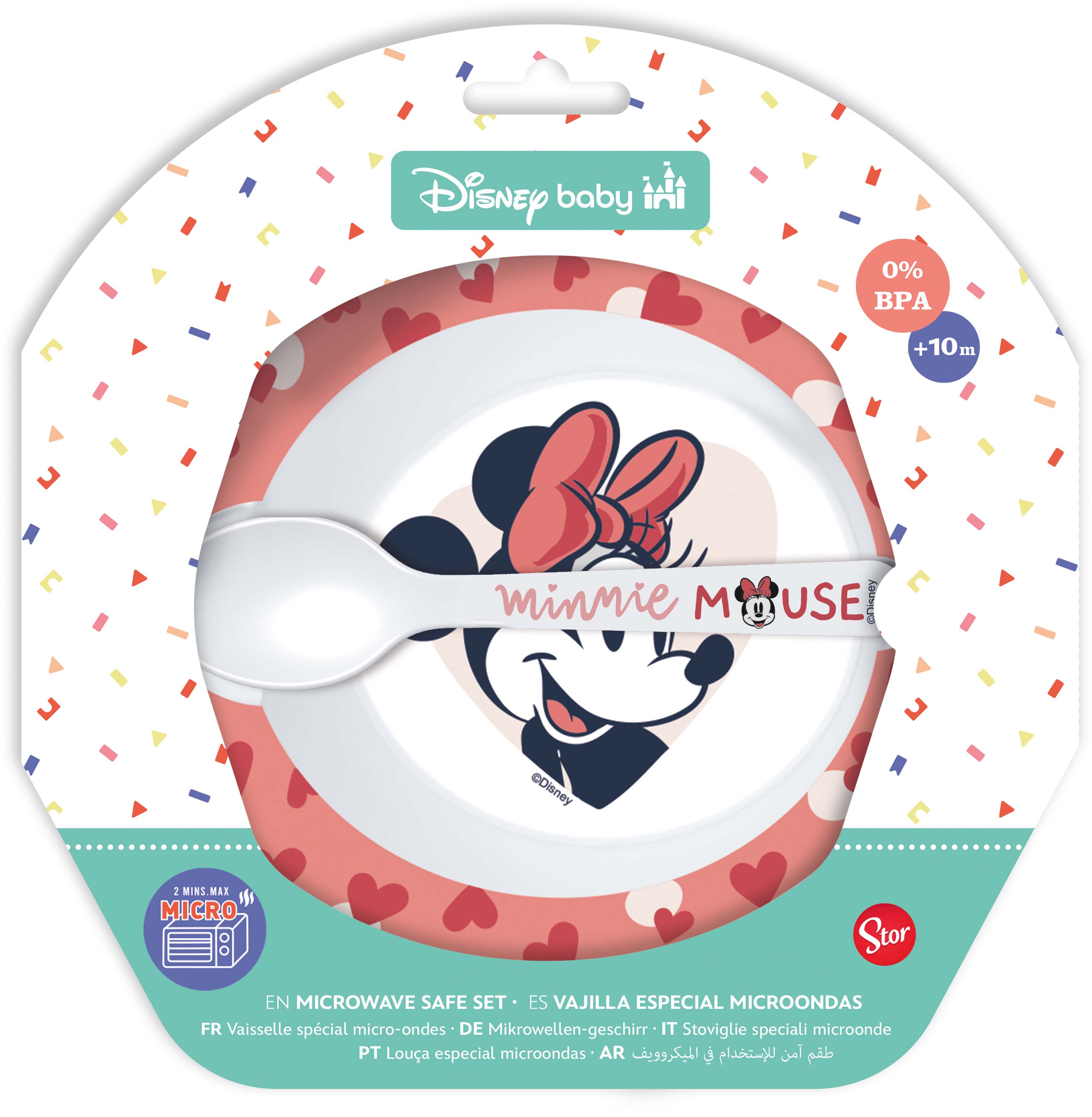 STOR Dětská sada nádobí MINNIE 2ks