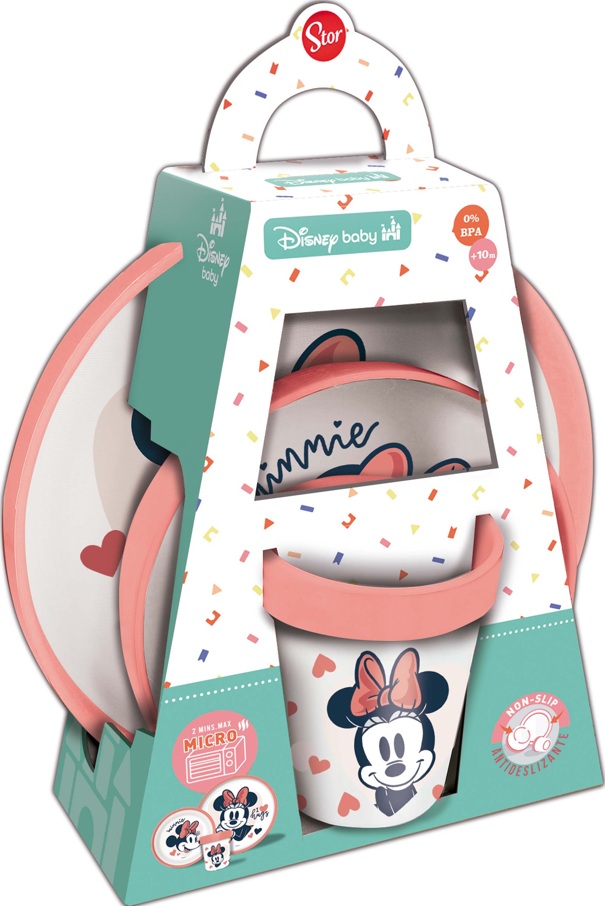 Levně STOR Dětská sada nádobí MINNIE 3ks
