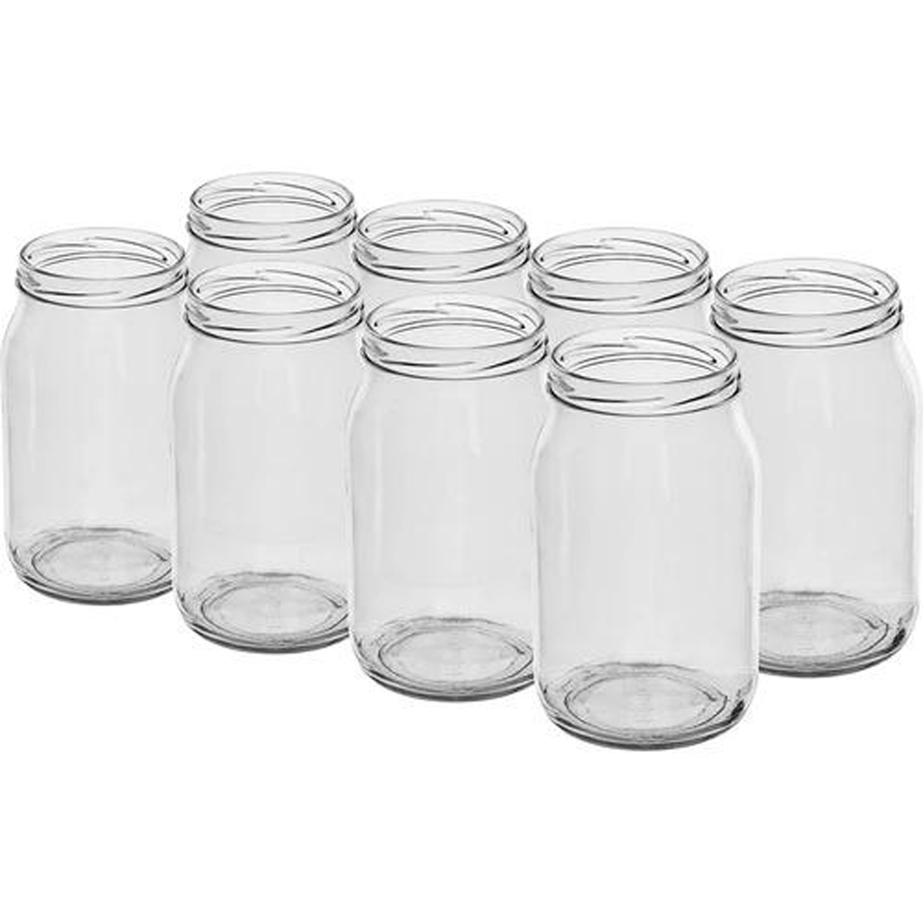 Levně BROWIN Zavařovací sklenice 900ml TWIST 8ks