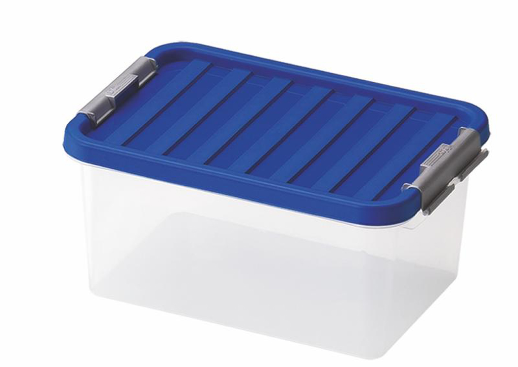 Levně Plastový úložný box HEIDRUN ClipBox 8l