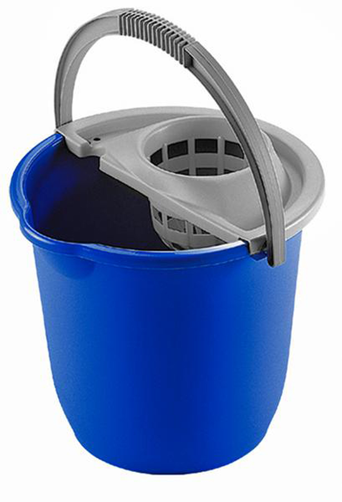 Levně Plastový kbelík se ždímadlem HEIDRUN 12l
