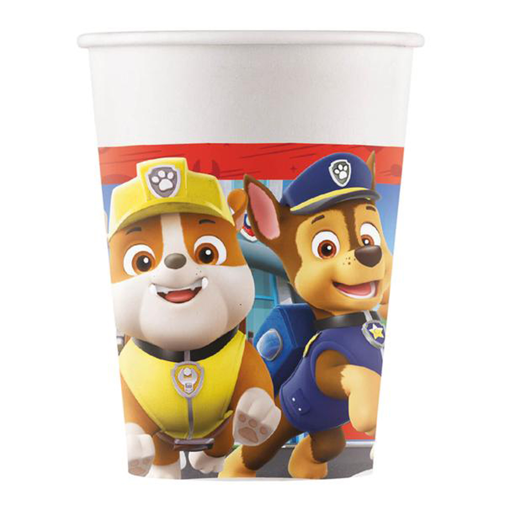Levně PROCOS Papírový kelímek 200ml Paw Patrol 8ks