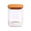 DÓZA S BAMBUS VÍČKEM 930ML BOROSILIKÁT 10X12.7CM