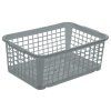 Plastový košík KEEEPER 30x20x11cm šedý