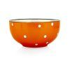 Keramická miska TORO 490ml oranžová s puntíky