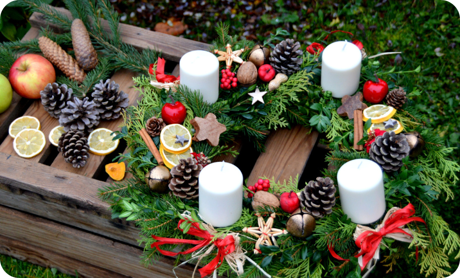 Adventný veniec - symbol tradičných Vianoc