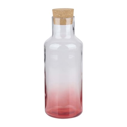 Sklenená fľaša s uzáverom ALPINA 1200ml červená