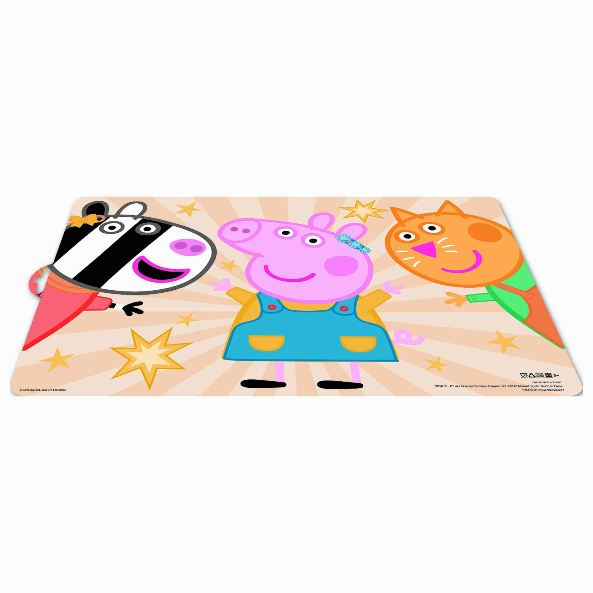 STOR Plastové prestieranie Peppa Pig 43x28cm