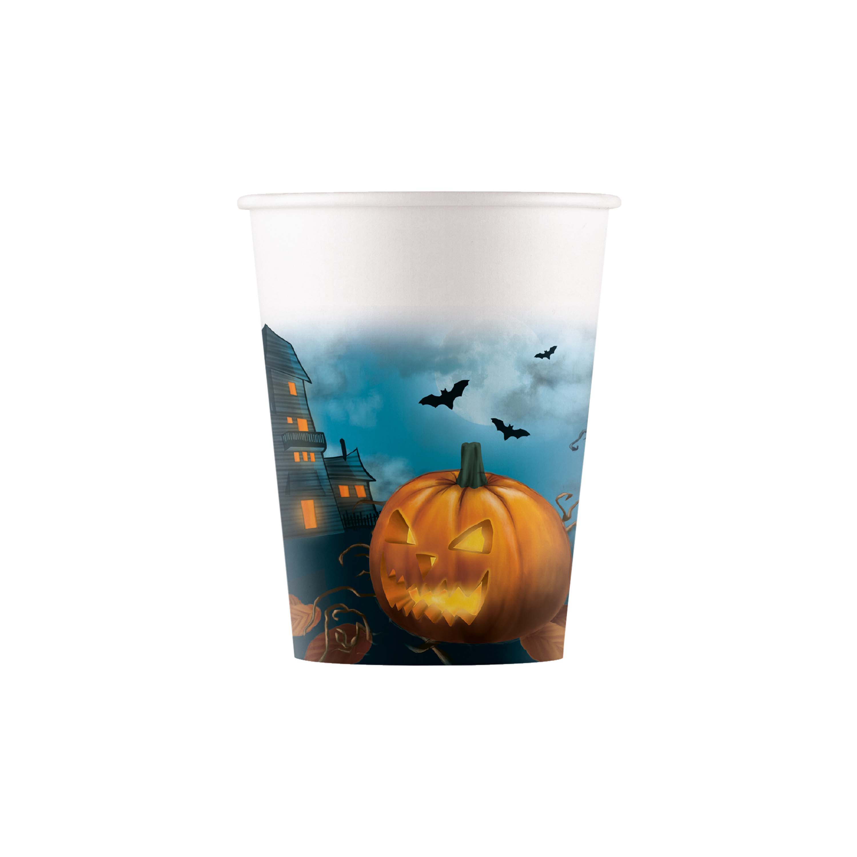 PROCOS Papierový téglik 200ml Halloween 8ks