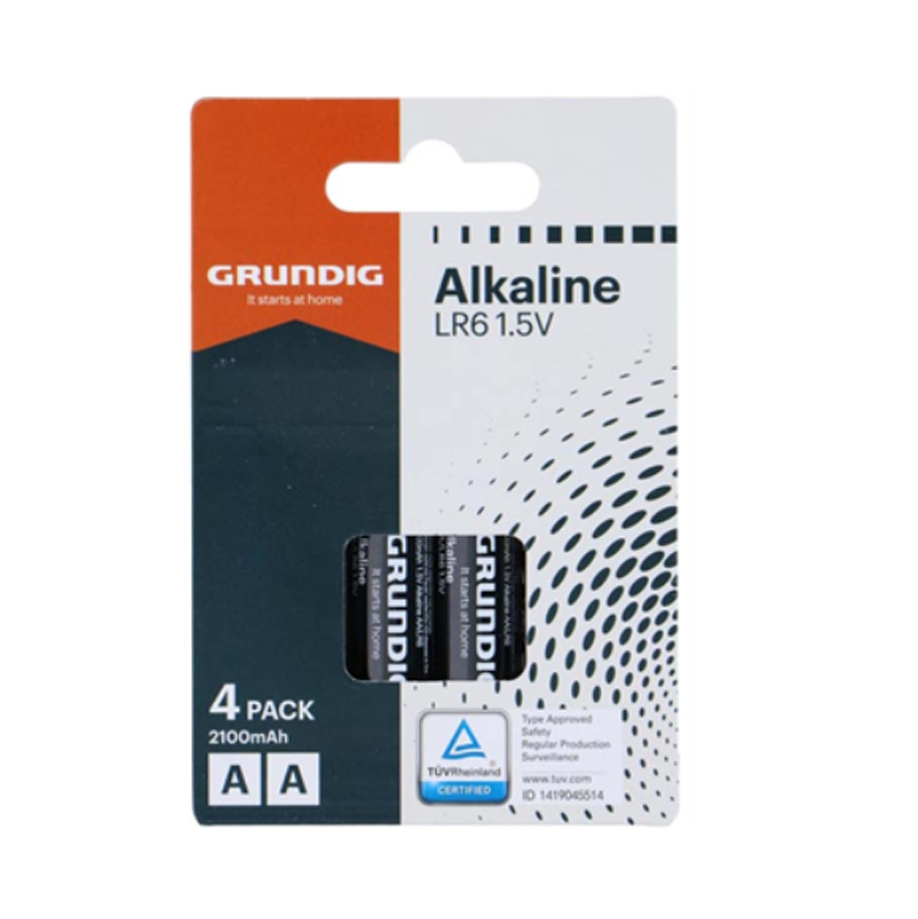 BATÉRIE AA/LR6 GRUNDIG ALKALICKÉ 2100MAH 4KS