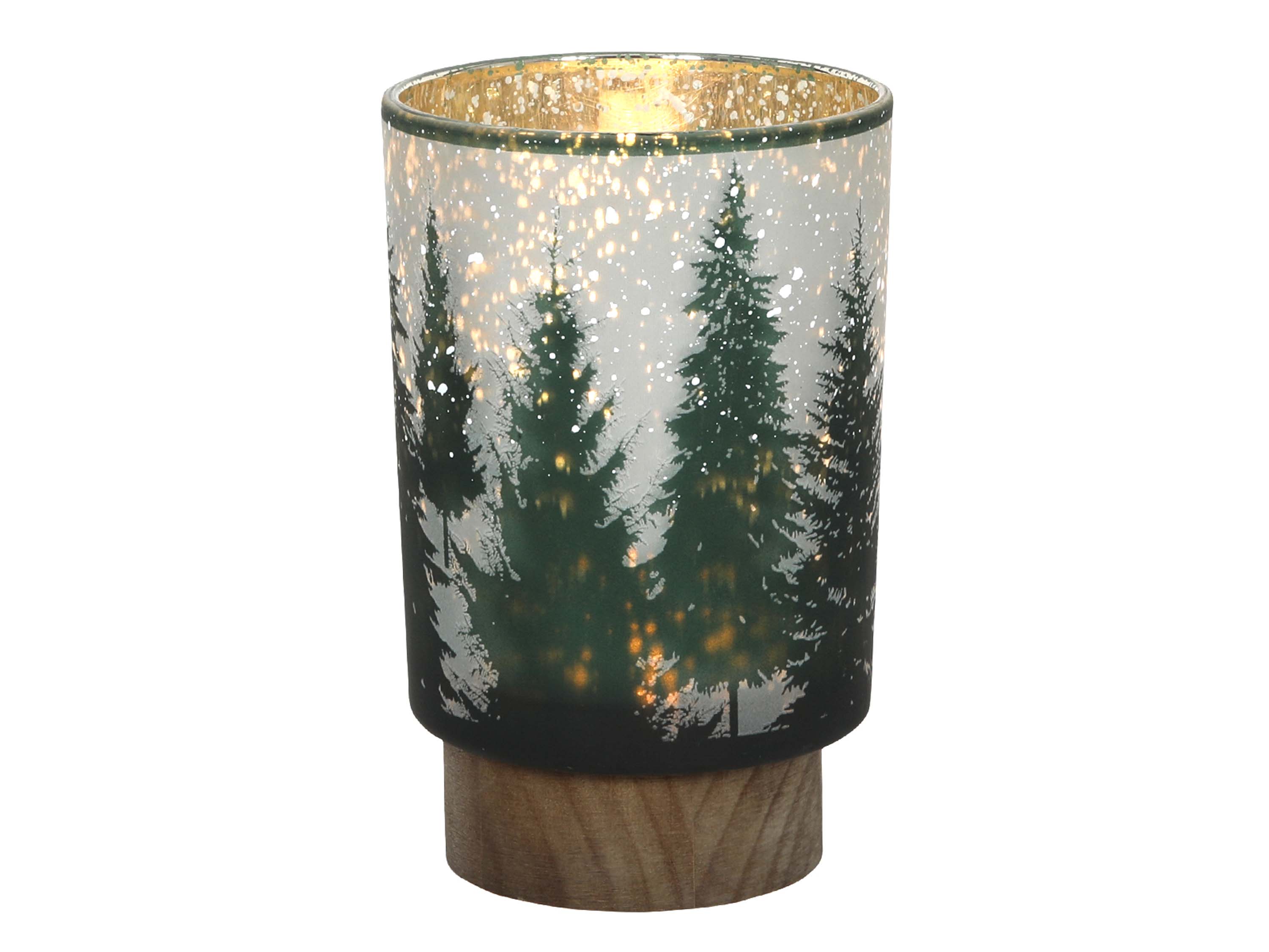 HIT Vianočná dekoračná lampa LED 15cm stromček