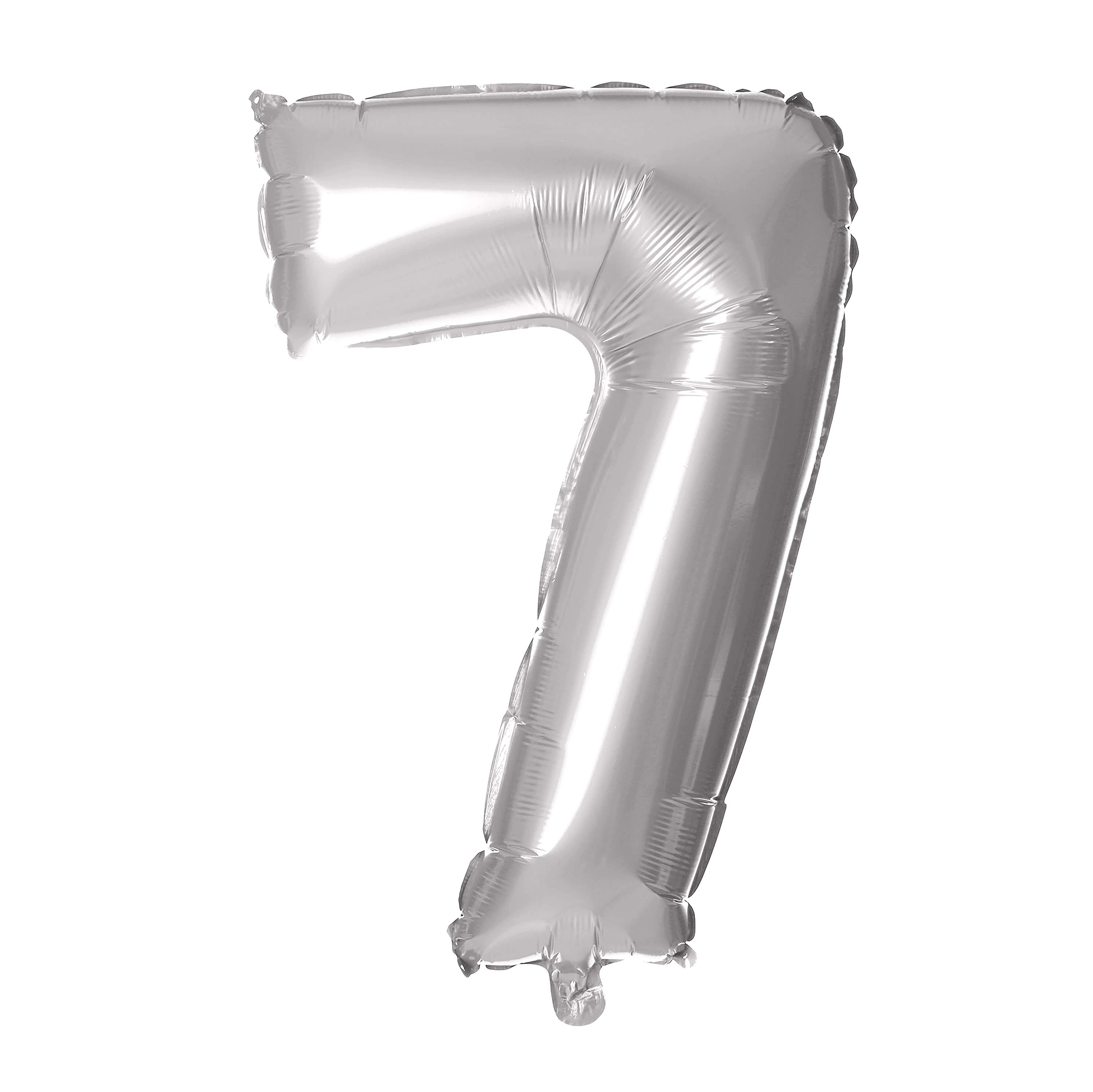 TORO BALÓNOVÁ ČÍSLICA 7, 30 CM, MATNÁ STRIEBORNÁ
