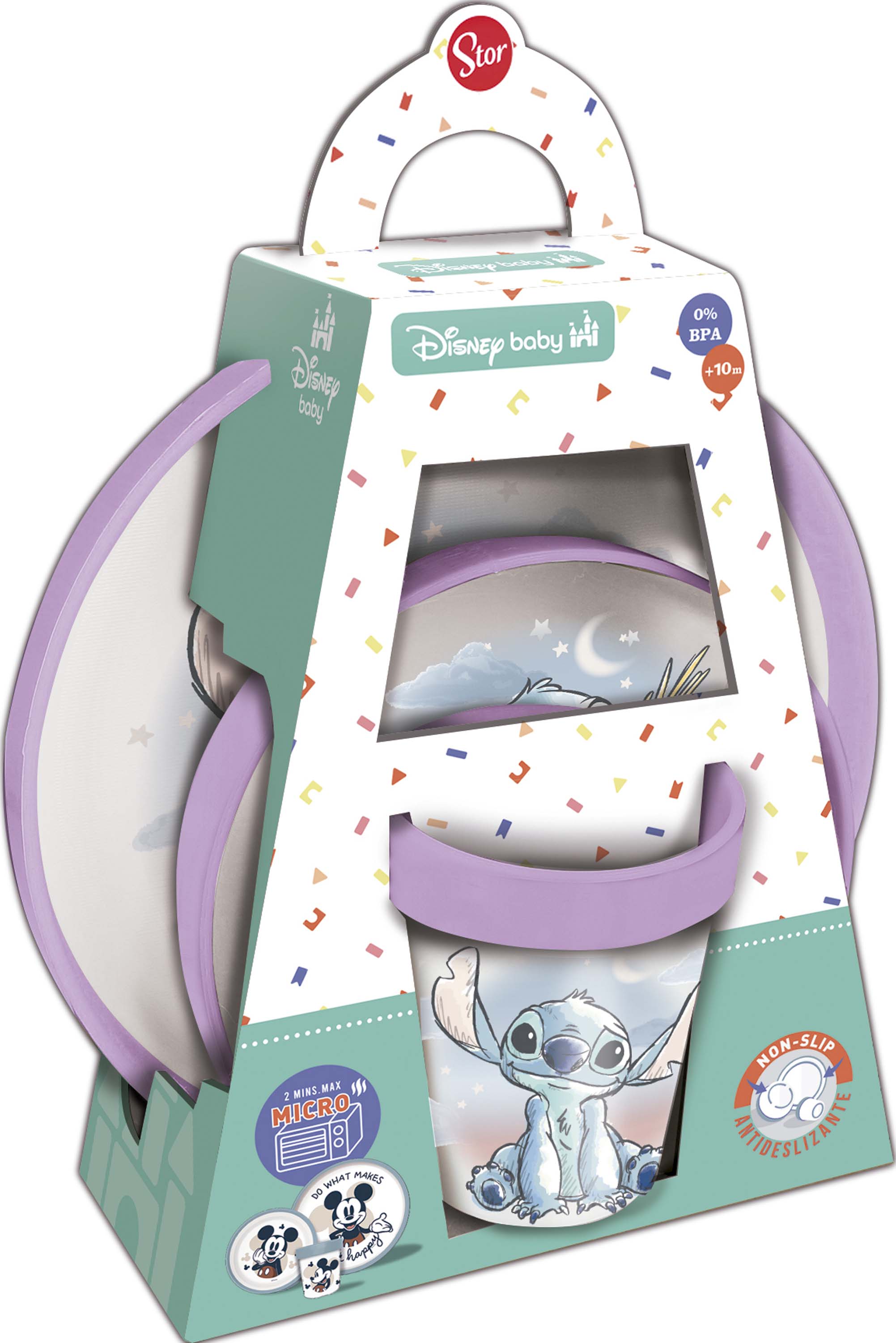 STOR 3-DIELNA SÚPRAVA TANIEROV, MISIEK A ŠÁLOK