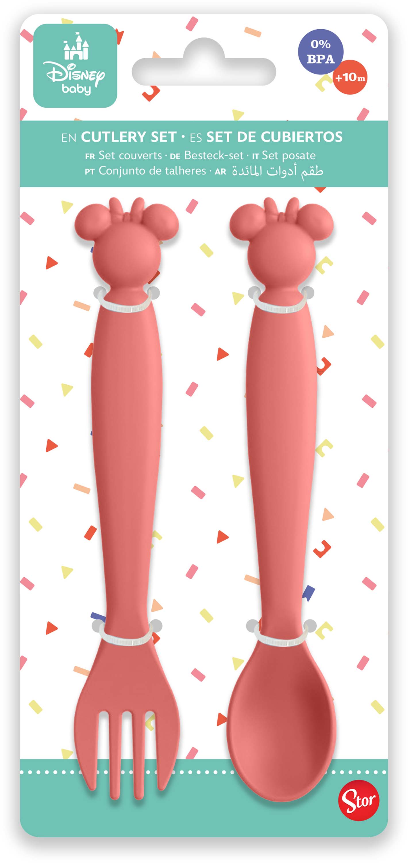 STOR Detský plastový príbor MINNIE 2ks