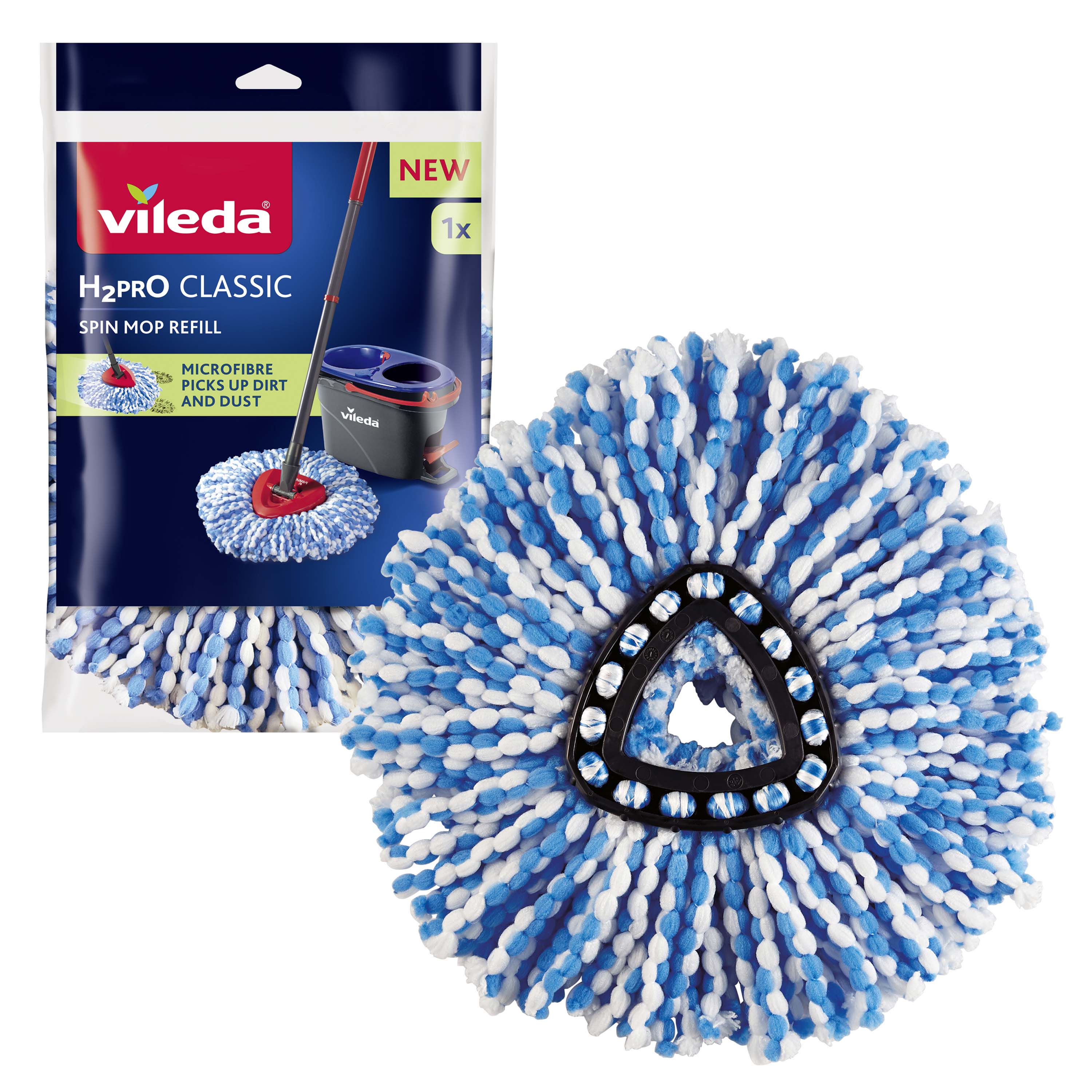 Náhrada k strapcovému mopu VILEDA H2prO