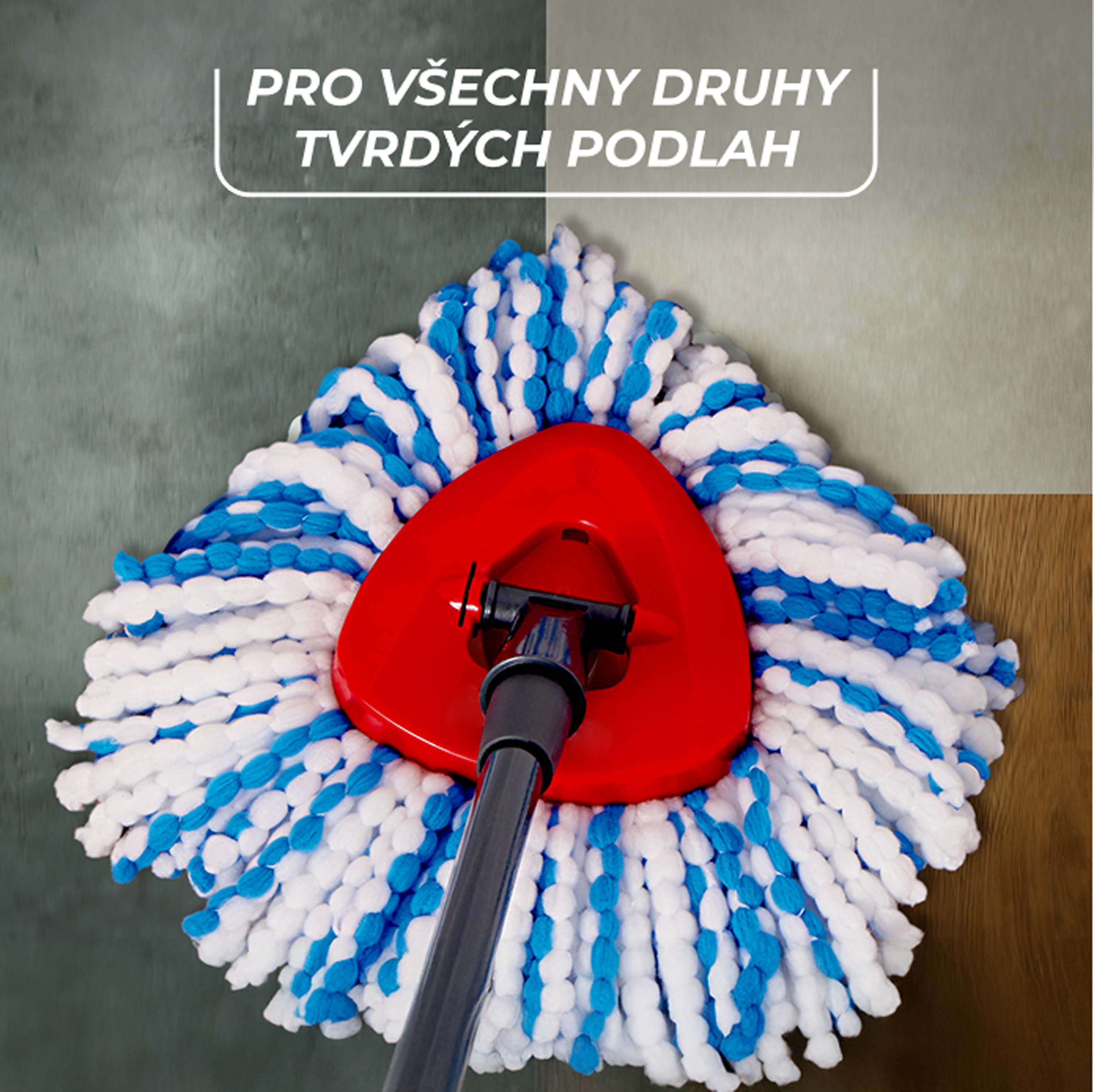 VILEDA H2prO strapcový rotačný mop