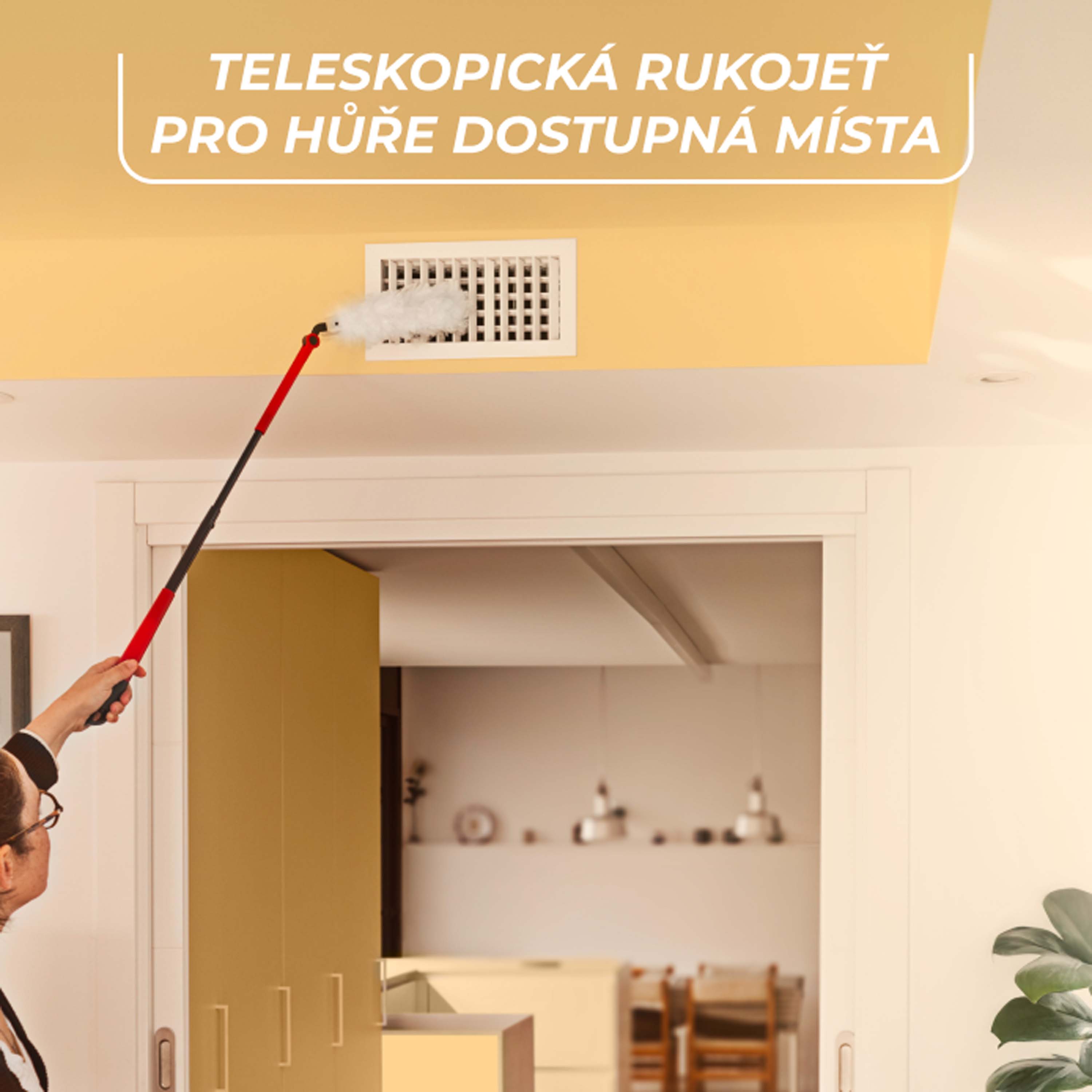 VILEDA Flex&Catch teleskopická prachovka